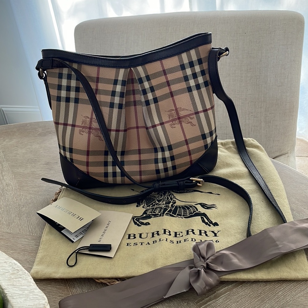 Burberry Haymarket Hartham Crossbody